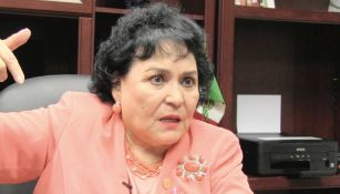 Carmen Salinas, actriz y diputada federal, en una entrevista