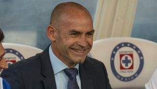 Paco Jémez en el primer partido del Cruz Azul en el C2017