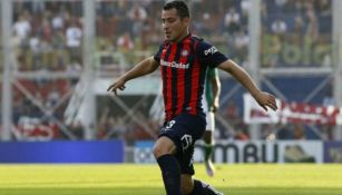 Sebastián Blanco durante un partido del San Lorenzo