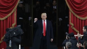 Donald Trump, en la ceremonia de toma de posesión