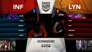 Lyon Gaming, en la etapa de selección y banneo de campeones previo a enfrentar a Infinity