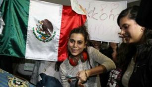 Samah Habuldhamid llega a México en medio de una gran bienvenida