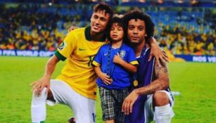 Marcelo junto a Neymar en una publicación de Instagram
