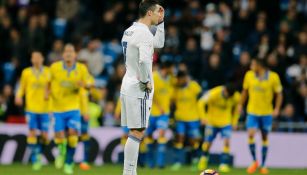 Cristiano Ronaldo lamenta la derrota del Madrid frente a Las Palmas