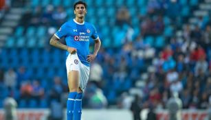 Peñalba se lamenta tras fallar el penalti frente a Jaguares