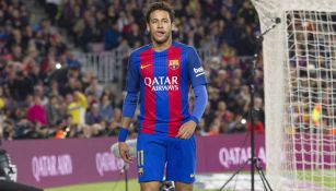 Neymar disputa un duelo de La Liga en Camp Nou 