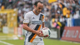 Landon Donovan, durante un juego con los Galácticos 