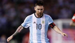 Lionel Messi durante el partido contra Chile