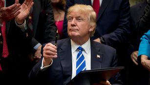 Trump firma un decreto en la Casa Blanca