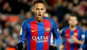 Neymar, eufórico tras un triunfo del Barcelona
