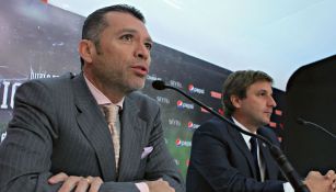 José Luis Higuera en una conferencia de prensa