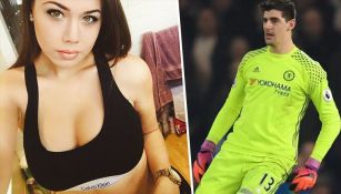 Courtois tendría una relación con una joven de 18 años de nombre Delaney Royle