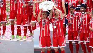 Lahm y Alonso levantan el trofeo de Campeón de Bundesliga 