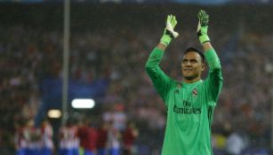 Keylor Navas después de un partido con el Real Madrid 