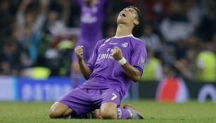 Cristiano Ronaldo celebra la obtención de la Champions League frente a la Juve