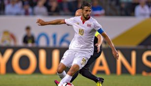 Bryan Ruiz, en un partido con la selección de Costa Rica