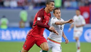 Guardado compite con CR7 en la Confederaciones 