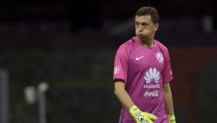 Agustín Marchesín durante un partido de las Águilas del América