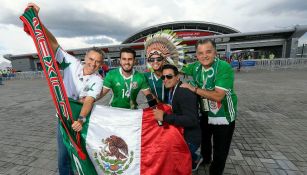 Seguidores del Tri, en el juego entre México y Portugal en la Confederaciones