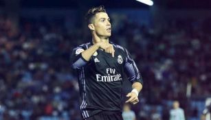 Cristiano Ronaldo celebra un gol en el Balaídos