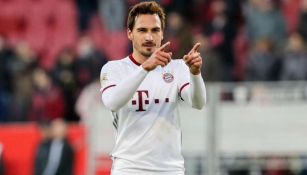 Mats Hummels reacciona durante un juego con los bávaros