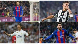 Neymar, CR7, Messi y Dybala en juegos con sus respectivos equipos