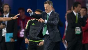 Osorio se enfurece durante el juego contra Nueva Zelanda