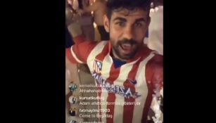 Costa transmite con el jersey del Atlético de Madrid