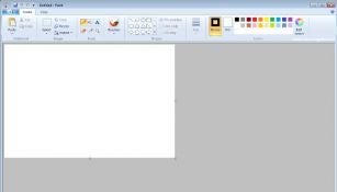 Paint en la versión de Windows 7