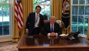 Anthony Scaramucci y Donald Trump en la Casa Blanca