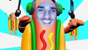 Griezmann se divierte como hot dog