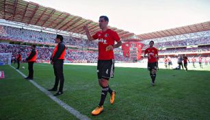 Rafa Márquez, durante un partido con el Atlas