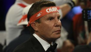 Julio César Chávez, en la pelea de J.C. Chávez Jr. contra Canelo