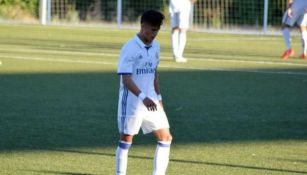 Paolo Medina, durante un partido con el Real Madrid