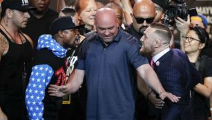 Mayweather y McGregor, en la gira de promoción de su pelea