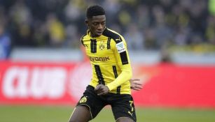 Dembelé, durante un partido con el Borussia Dortmund