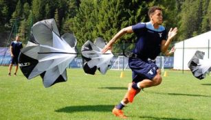 Ravel Morrison durante un entrenamiento con Lazio 