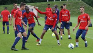 Kylian Mbappé entrena con el PSG