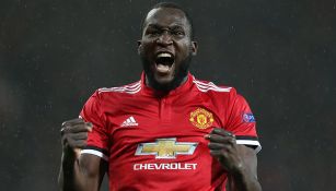 Romelu Lukaku celebra un gol contra Basel 