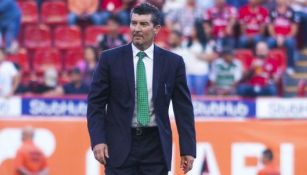 Chepo de la Torre, durante un juego de Santos