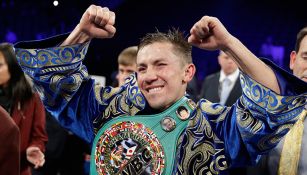 Gennady Golovkin después de la pelea con Canelo