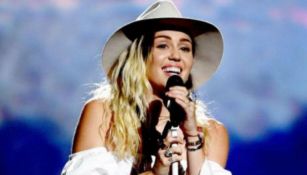 Miley Cyrus, durante un concierto en Las Vegas