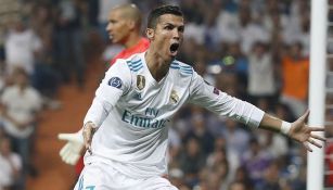 Cristiano Ronaldo, en juego de la Champions League 