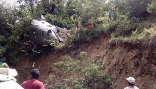 Helicóptero de PRG se desploma en camino a Oaxaca 