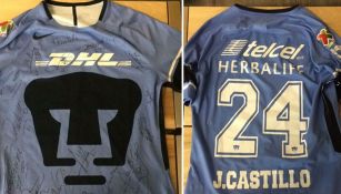 La playera de José Castillo firmada por todo el equipo