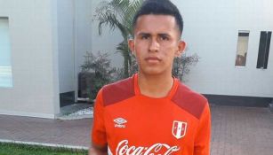 Osama Vinladen, en la concentración de la Sub 15 de Perú