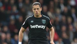 Javier Hernández, en un juego con el West Ham en la Premier League