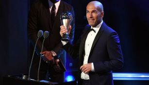 Zinedine Zidane tras recibir el premio The Best