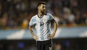 Messi, en el juego entre Perú y Argentina rumbo a Rusia 2018