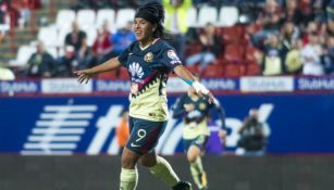 Lucero Cuevas festeja una anotación contra los Xolos